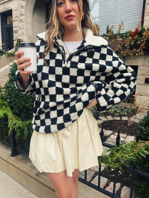 The Sofie Checkered Pullover